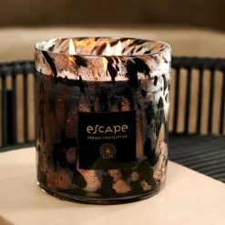 CASA Escape Indian Inspiration Vela Perfumada Xl Negro, Cobrizo, Multicolor Fashion