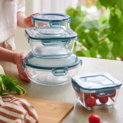 CASA Evolution Fuente Para Horno Con Tapa Gris, Transparente Discount