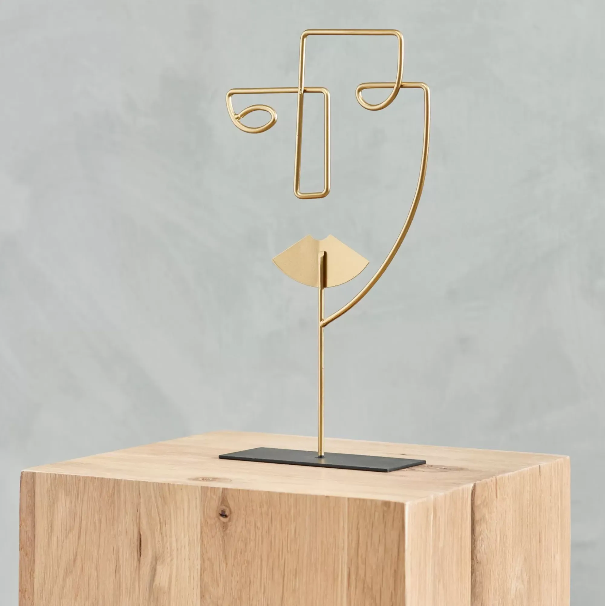 CASA Face Decoracion Con Pie Dorado Clearance