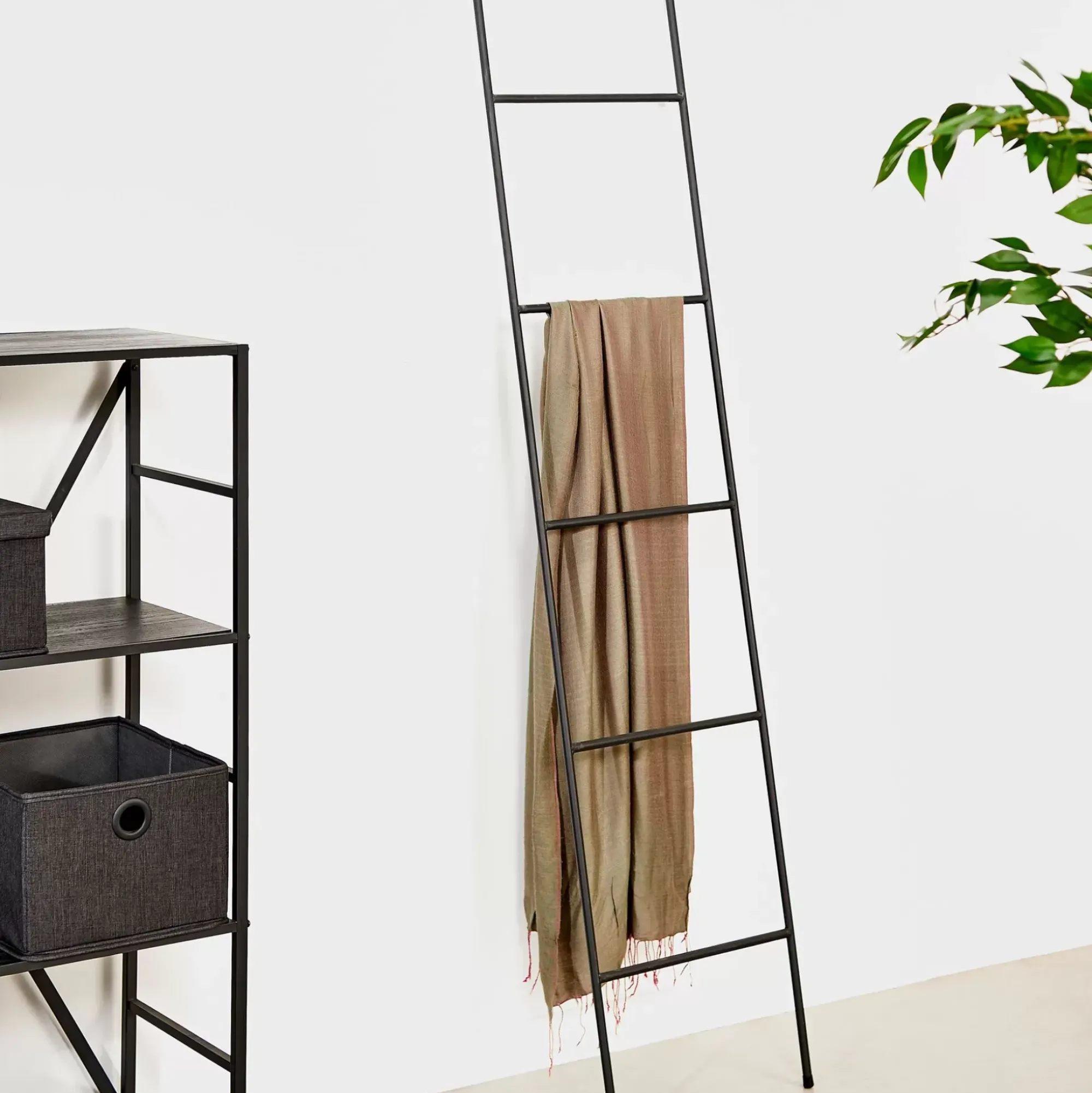 CASA Ferro Escalera Decorativa Negro Outlet