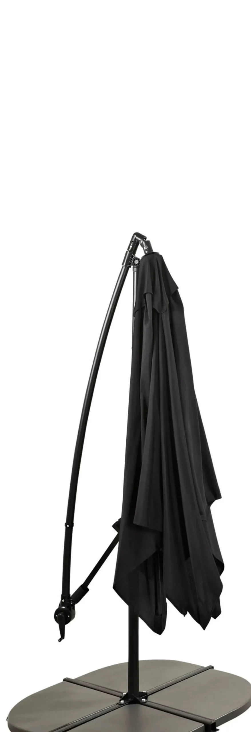 CASA Fiji Parasol Colgante Sin Pie Negro Sale