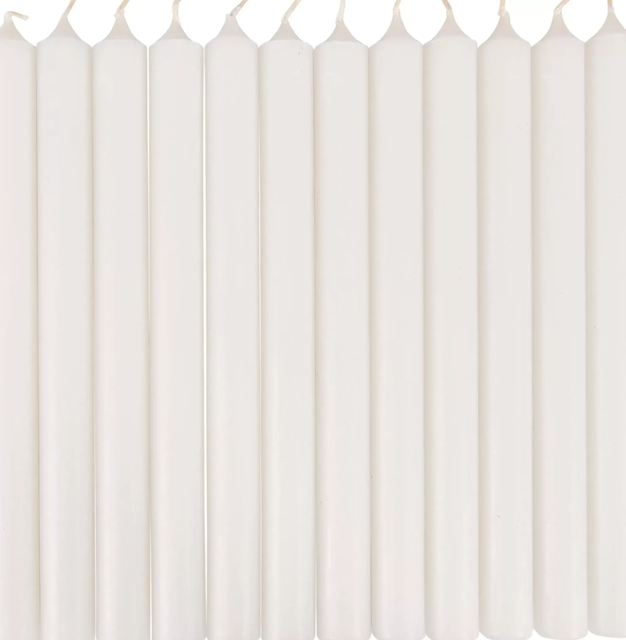 CASA Fina Velas Juego De 12 Blanco Best Sale