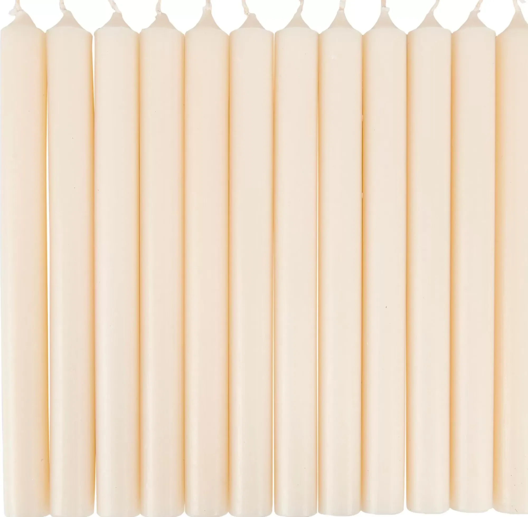 CASA Fina Velas Juego De 12 Marfil Discount