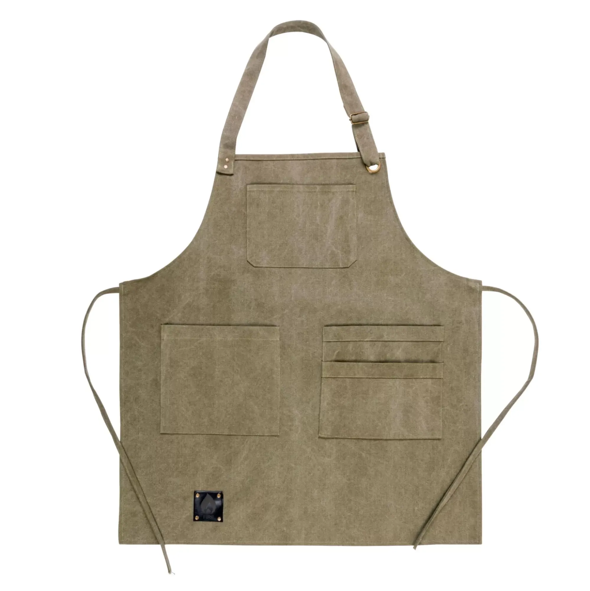 CASA Fire Delantal Verde Marron Online