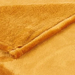 CASA Flanella Manta Amarillo Oscuro Cheap