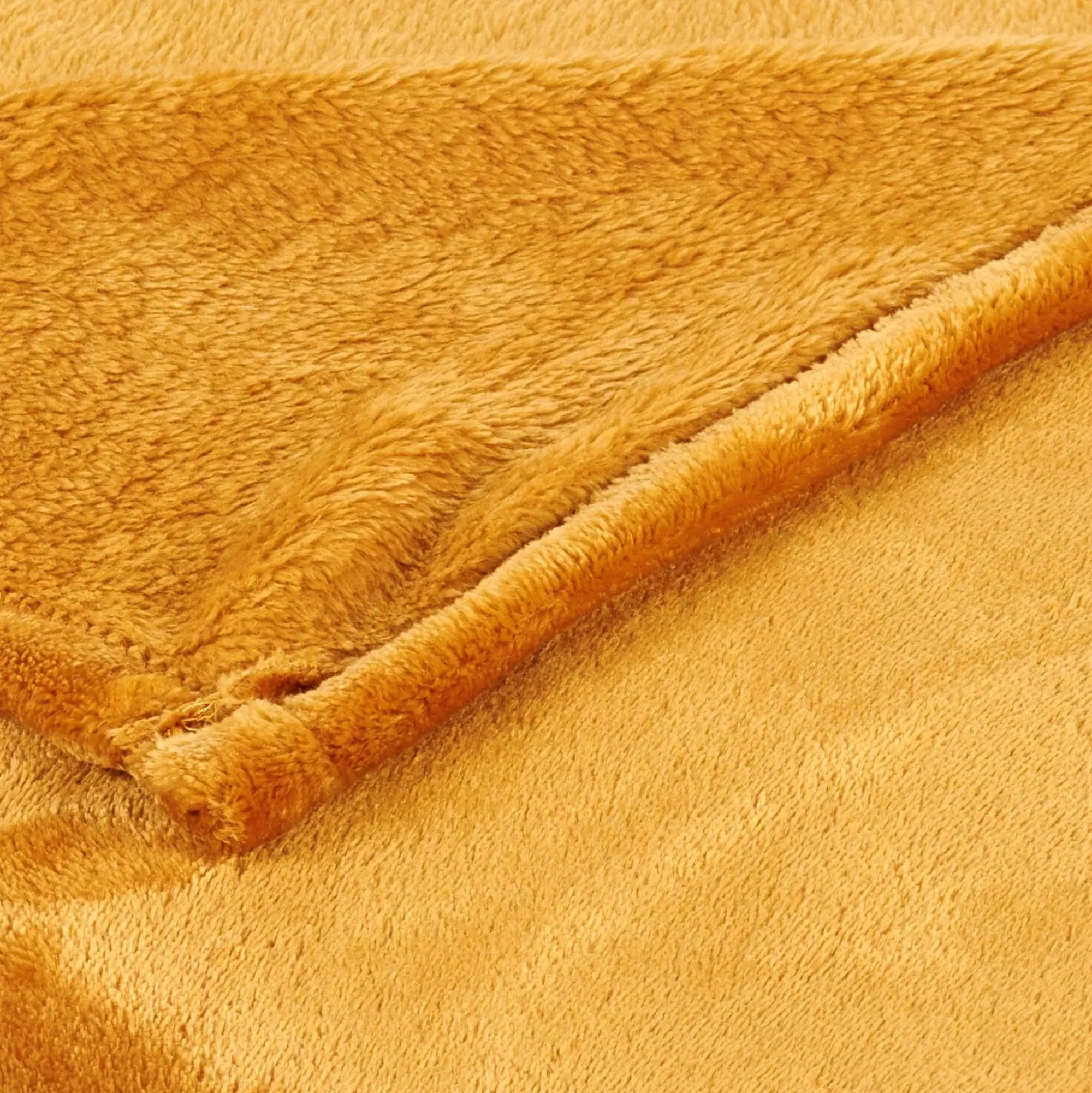 CASA Flanella Manta Amarillo Oscuro Cheap