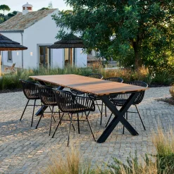 CASA Formax & Loic Conjunto De Jardín Natural/Negro Cheap