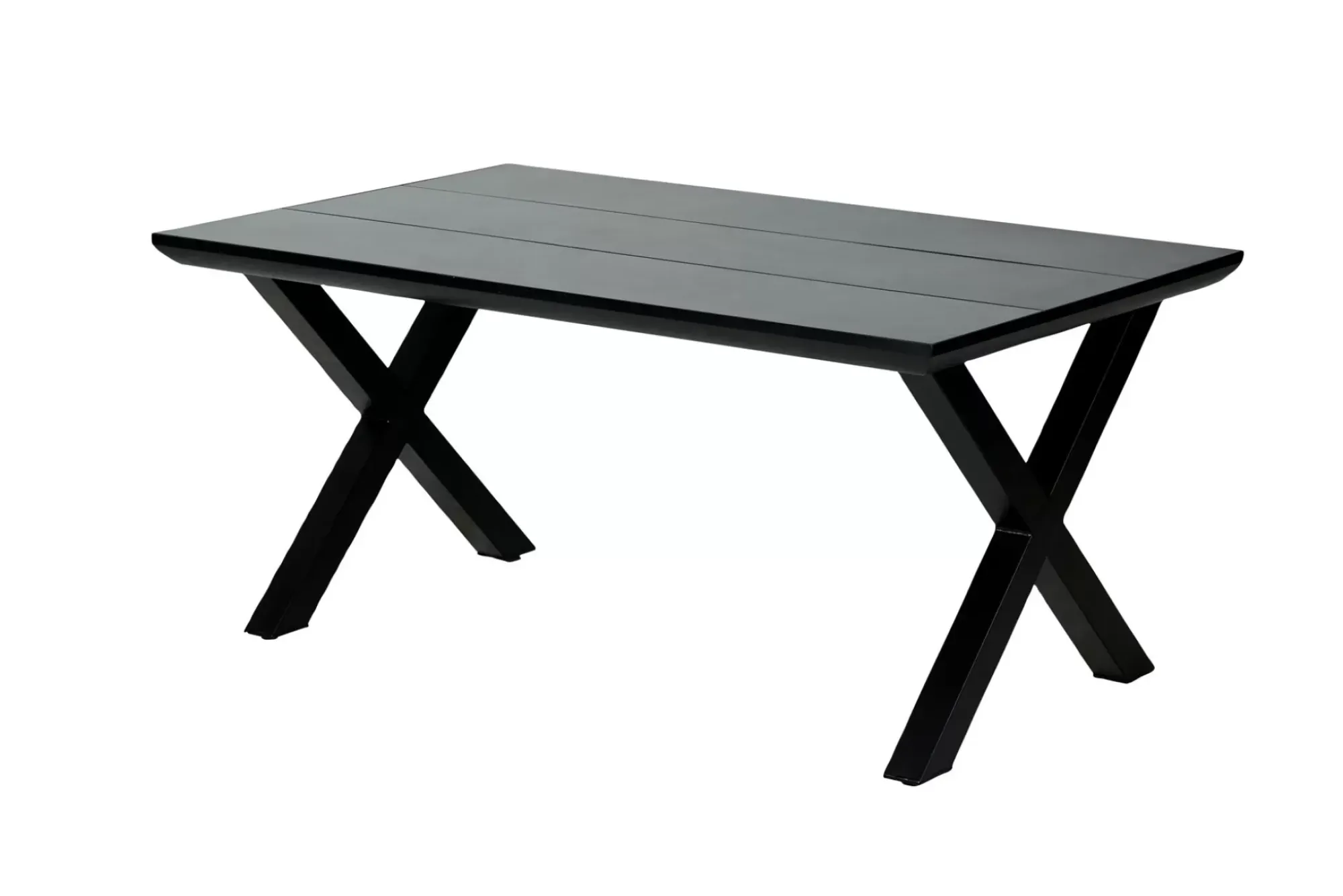 CASA Formax Mesa De Jardín Con Patas En X Negro Sale