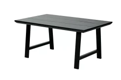 CASA Formax Mesa De Jardín Con Patas En A Negro Hot