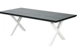 CASA Formax Mesa De Jardín Con Patas En X Negro/Blanco Best Sale