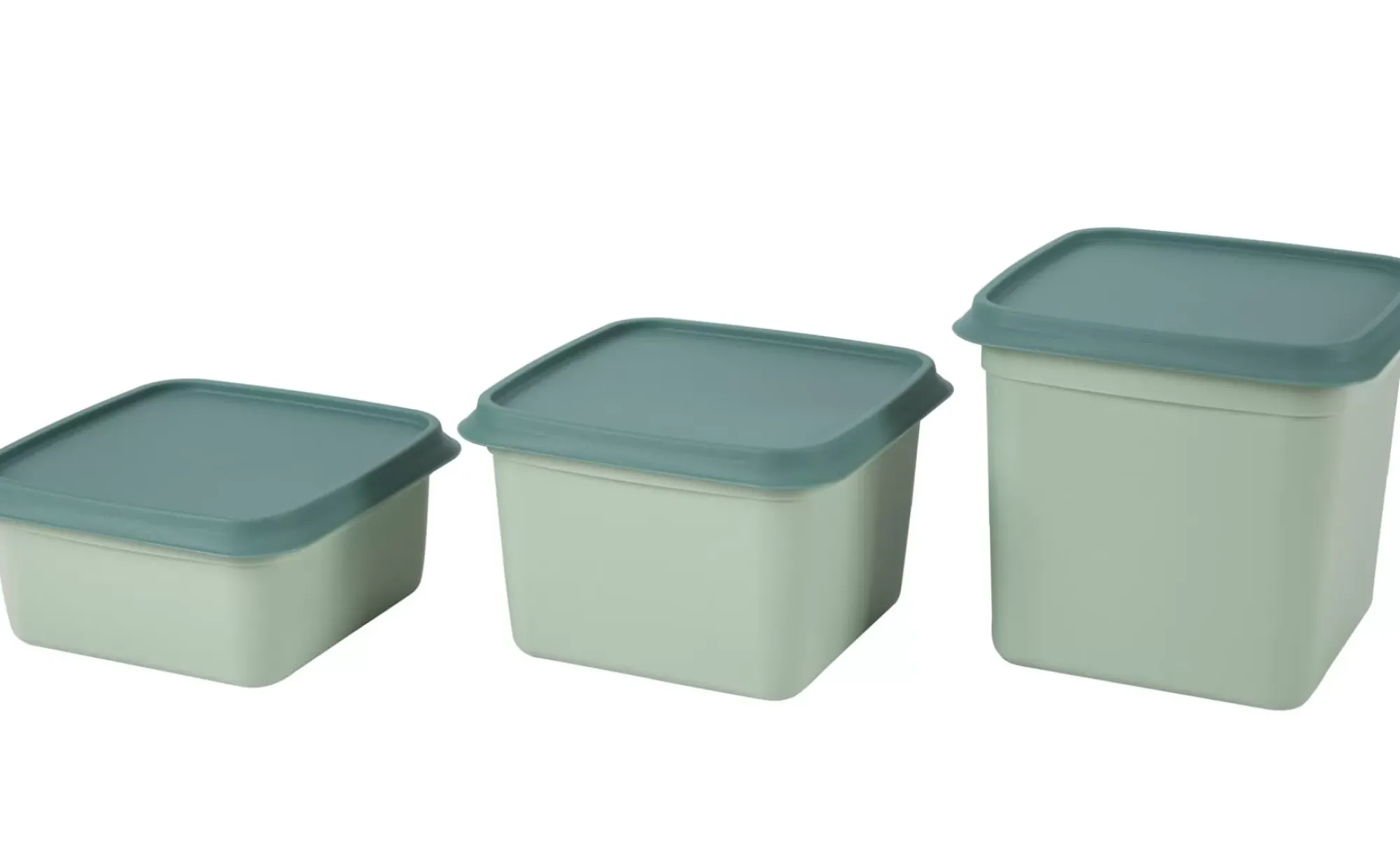 CASA Freezer Cajas Congeladoras Juego De 10 Menta, Verde Oscuro Cheap
