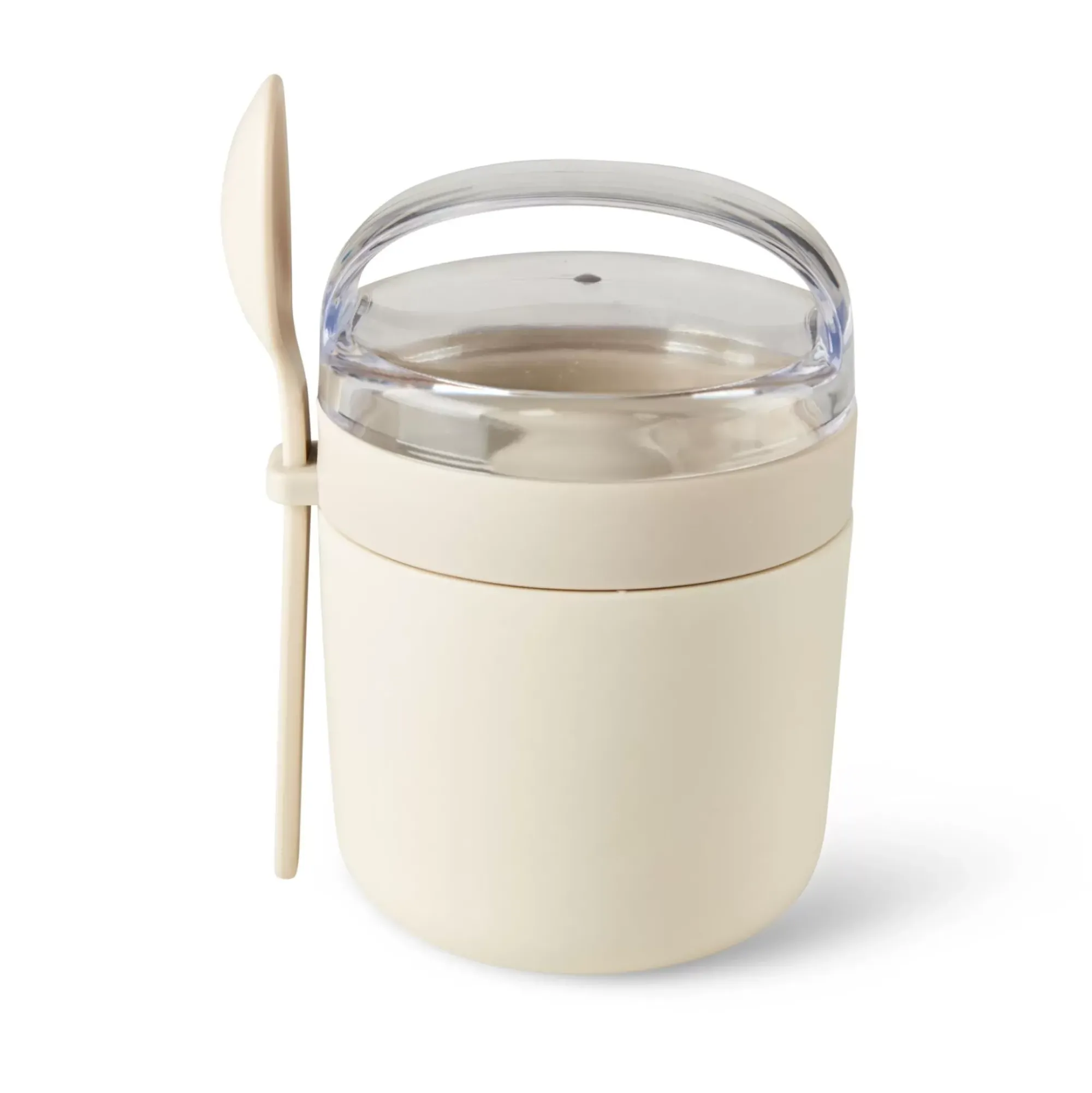 CASA Freshmood Tarro De Desayuno Con Cuchara Blanco, Marron, Verde Clearance