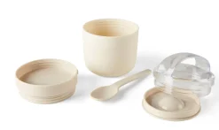 CASA Freshmood Tarro De Desayuno Con Cuchara Blanco, Marron, Verde Flash Sale