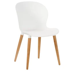 CASA Frida Silla De Concha Blanca/Natural Best Sale