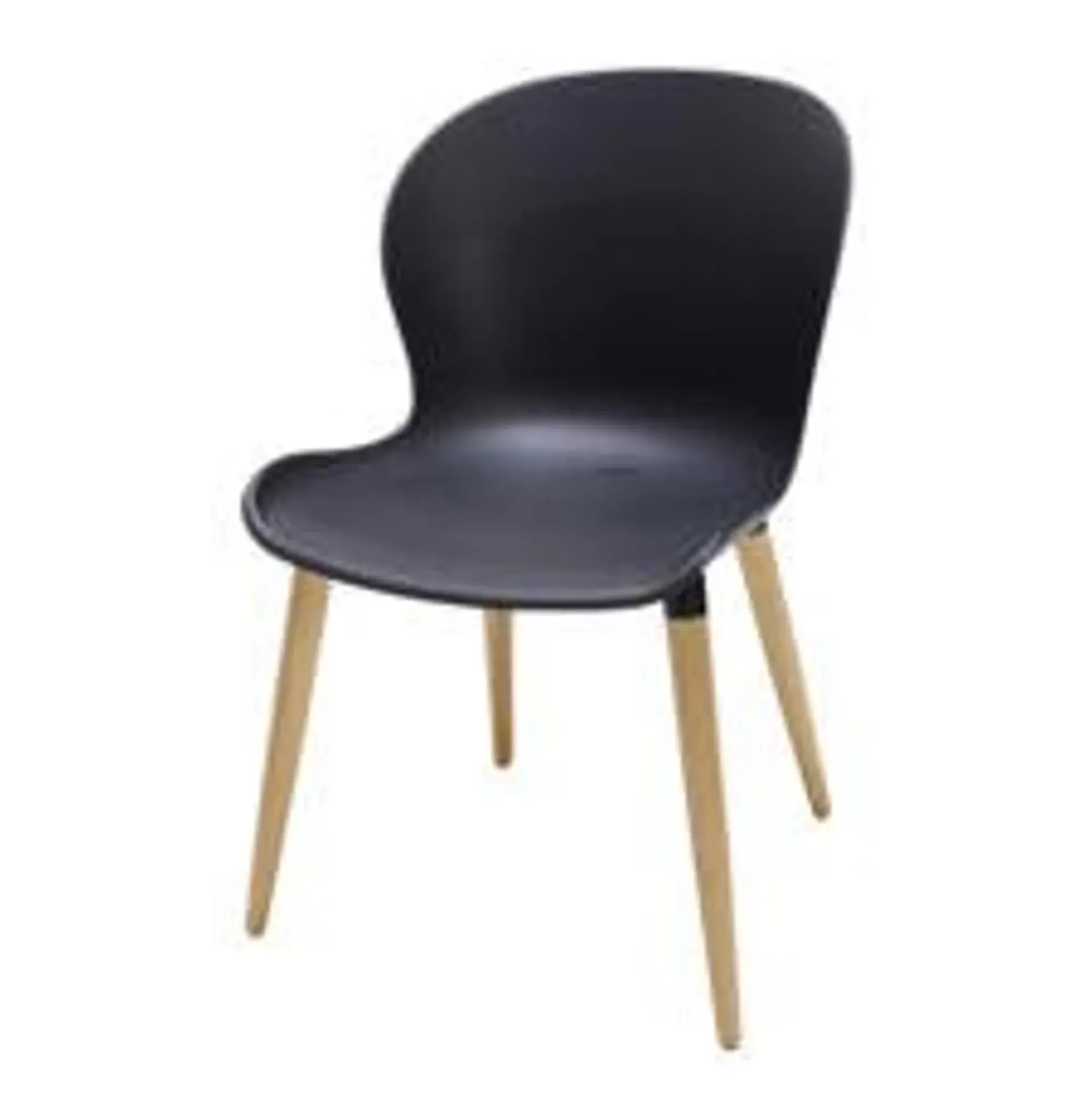 CASA Frida Sillas De Comedor Negro/Natural Cheap