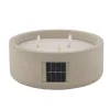 CASA Fuego Vela Led Solar Gris Claro Shop