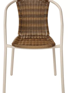 CASA Gerona Silla Apilable Arena + Natural Best Sale