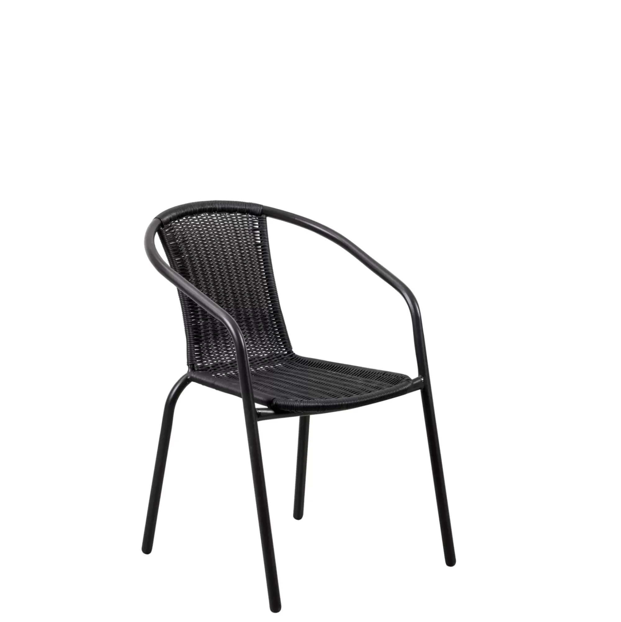 CASA Gerona Silla Apilable Negro Flash Sale