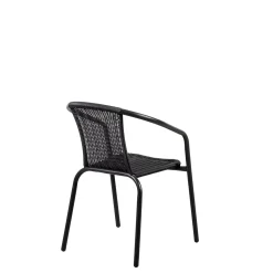 CASA Gerona Silla Apilable Negro Flash Sale