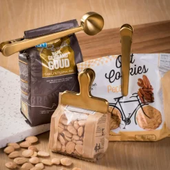 CASA Goldy Clips Juego De 3 Dorado Store