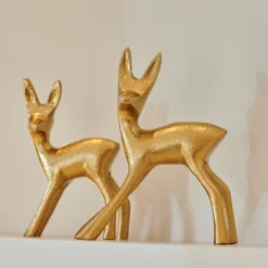 CASA Goldy Decorativa Ciervo Dorado Hot