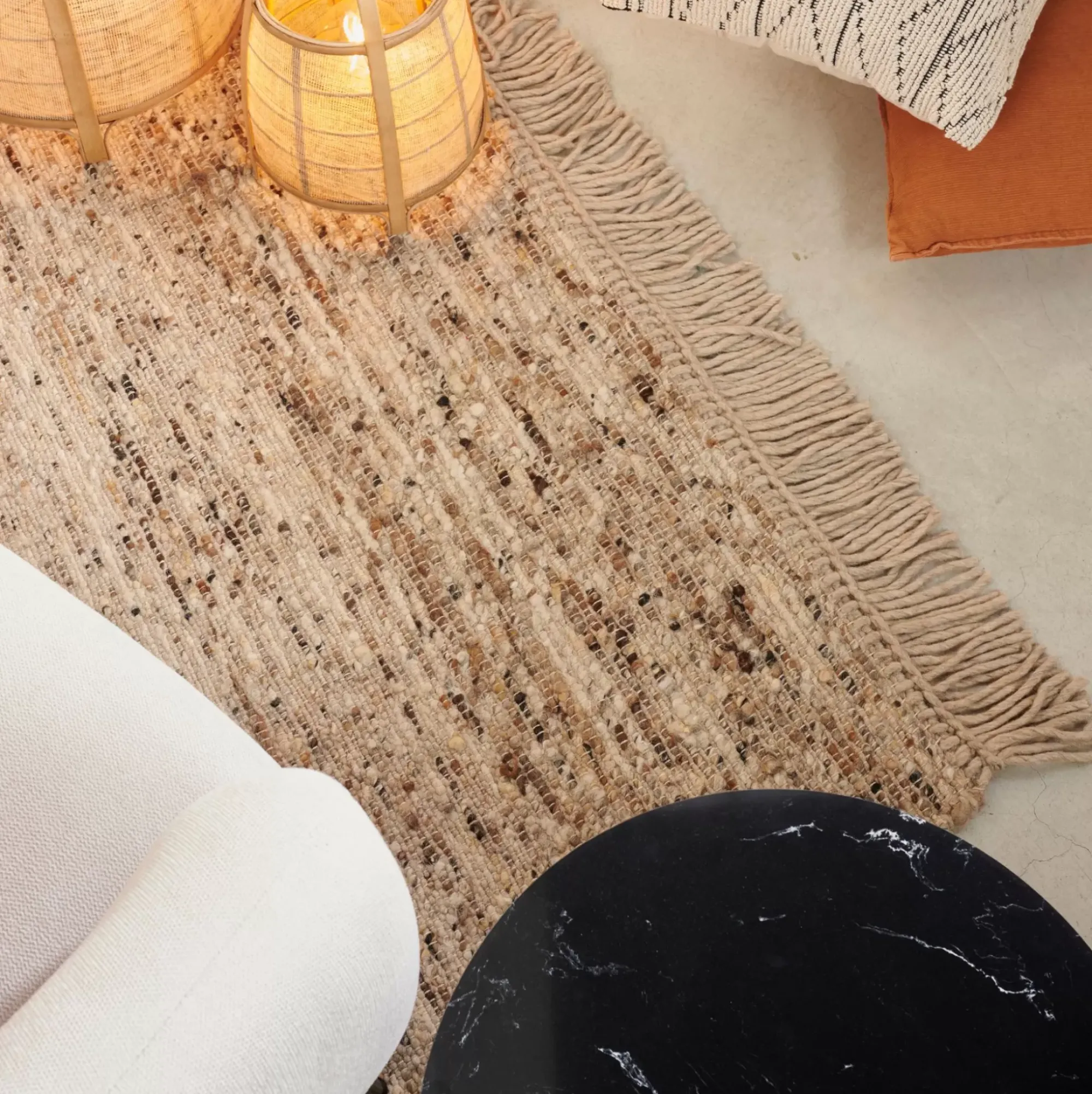 CASA Grain Alfombra Marron Claro Shop