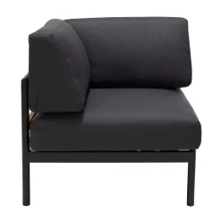 CASA Hanna Lounge Silla Esquinera Negro New