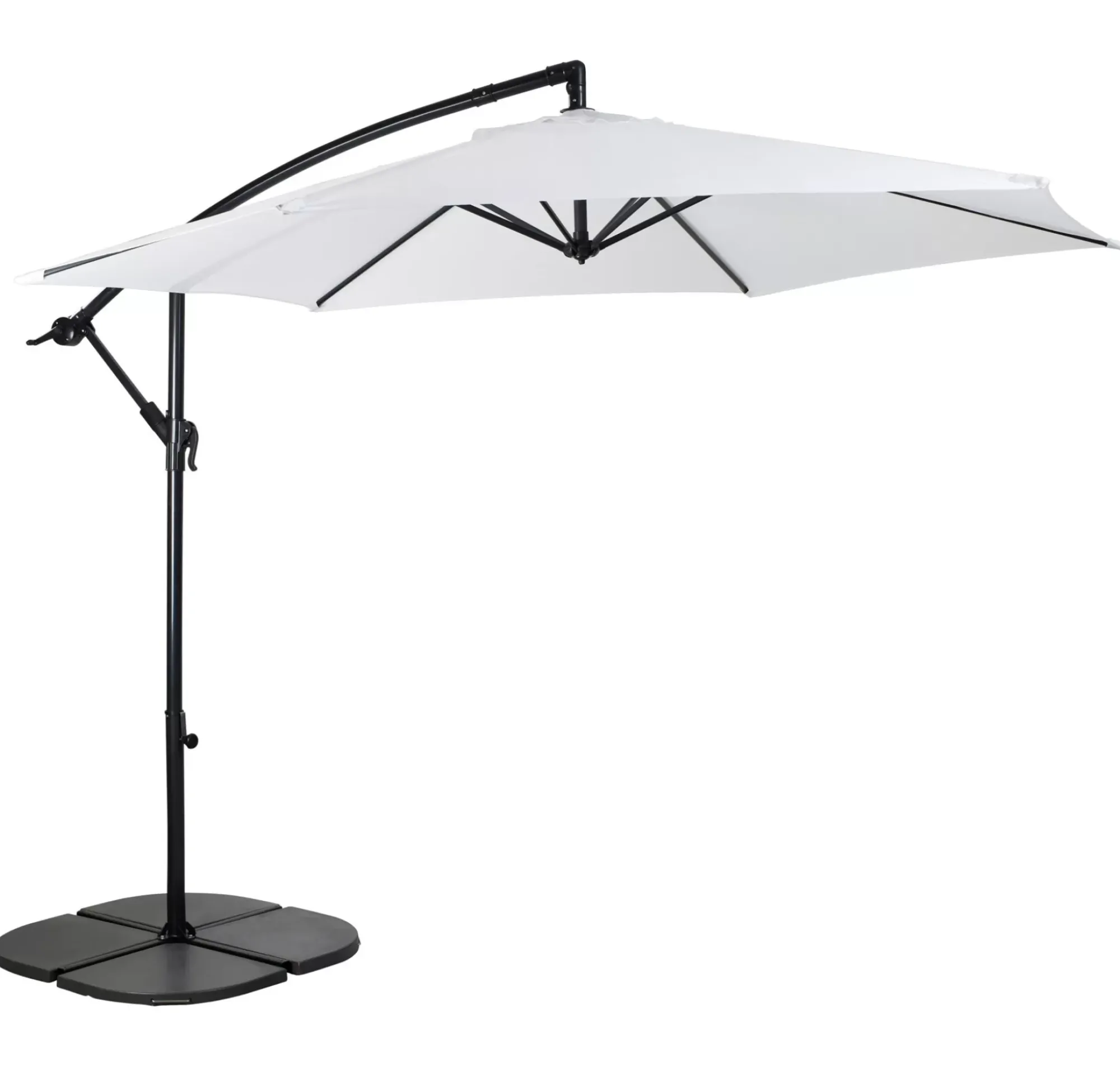 CASA Hawai Parasol Colgante Sin Pie Blanco New