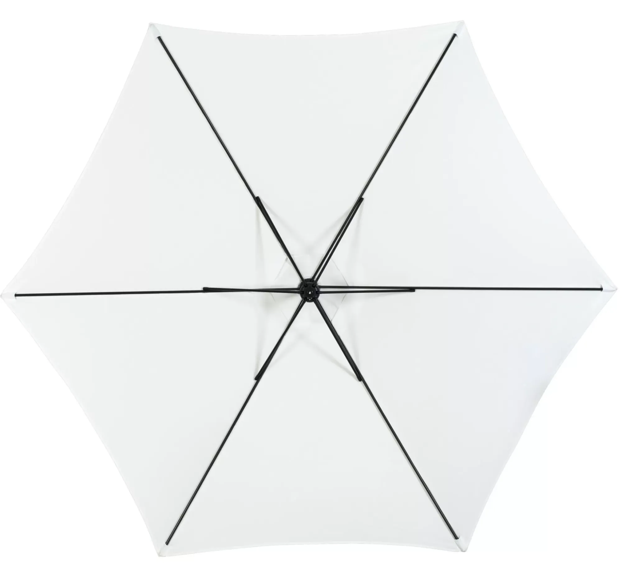 CASA Hawai Parasol Colgante Sin Pie Blanco New