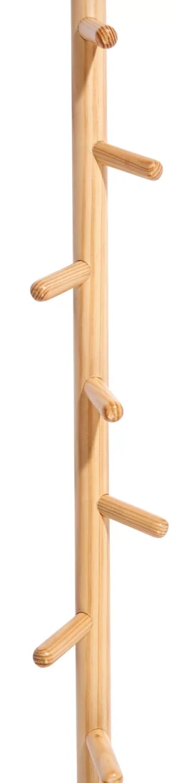 CASA Holda Perchero De Pared 7 Ganchos Natural Hot