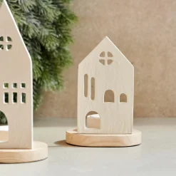 CASA Home Soporte Para Vela Pequena Blanco, Natural Cheap