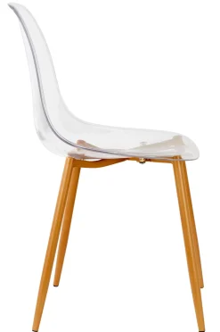 CASA Ice Silla De Comedor Transparente, Natural Store