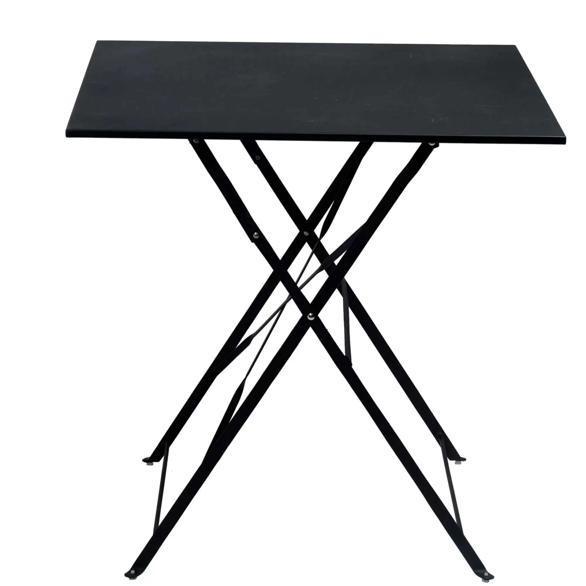 CASA Imperial Mesa Plegable Cuadrado Negro Cheap