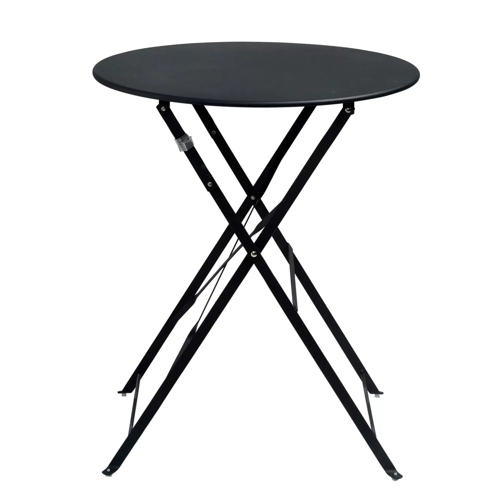 CASA Imperial Mesa Plegable Redondo Negro Store