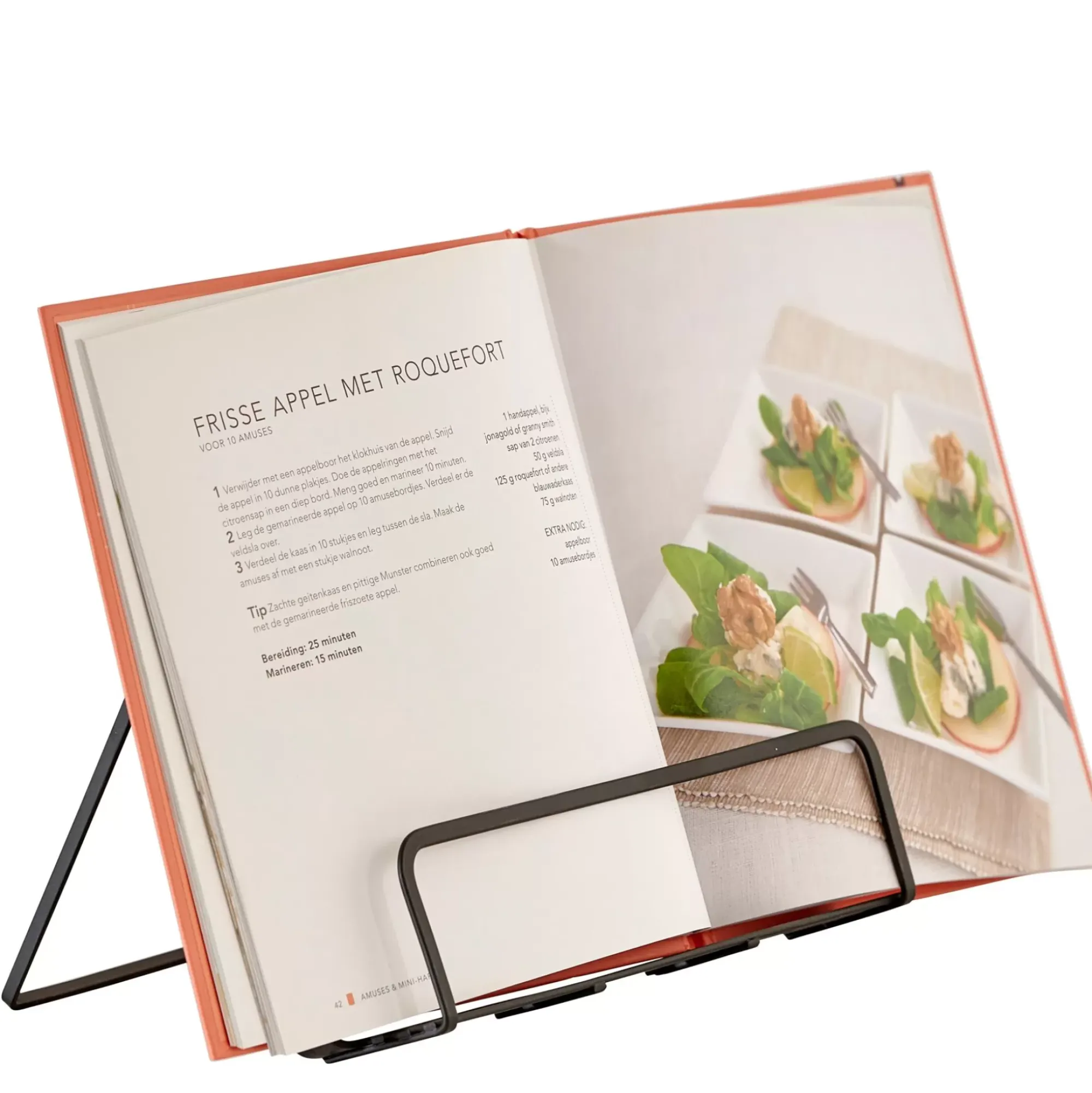 CASA Industria Atril De Cocina Negro Discount