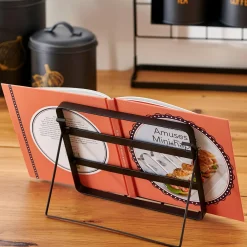 CASA Industria Atril De Cocina Negro Discount