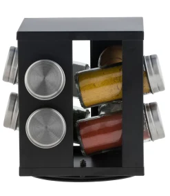 CASA Industria Carrusel De Hierbas 8 Botes Negro Shop