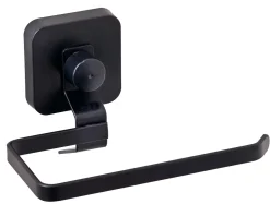 CASA Industria Soporte Papel Higien Con Ventosa Negro Cheap