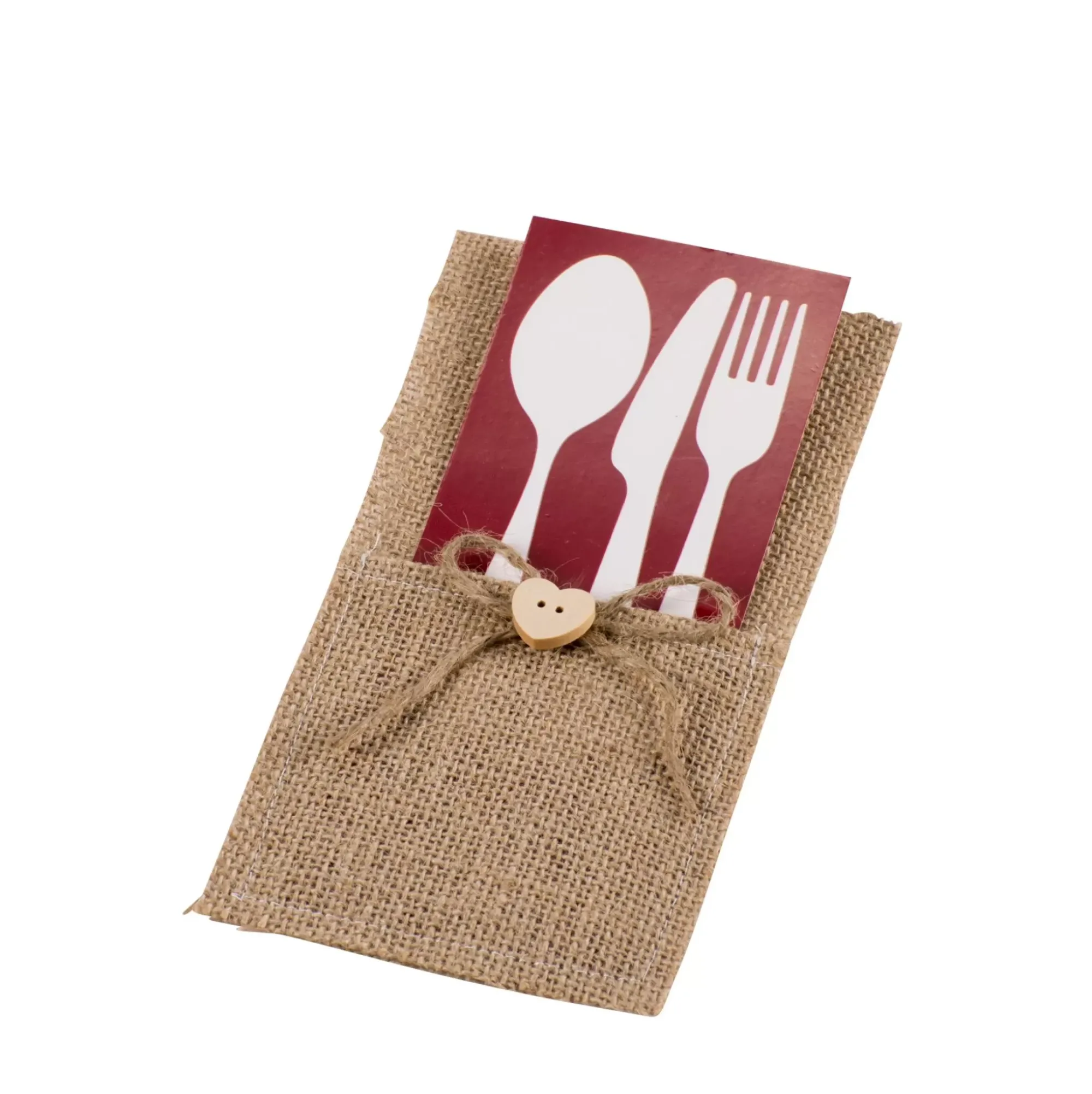 CASA Jute Bolsita Portacubiertos Natural Sale