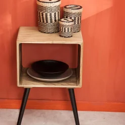 CASA Kansas Mesilla De Noche Negro, Natural New