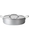 CASA Kastrol Olla Con Tapa Plateado Fashion