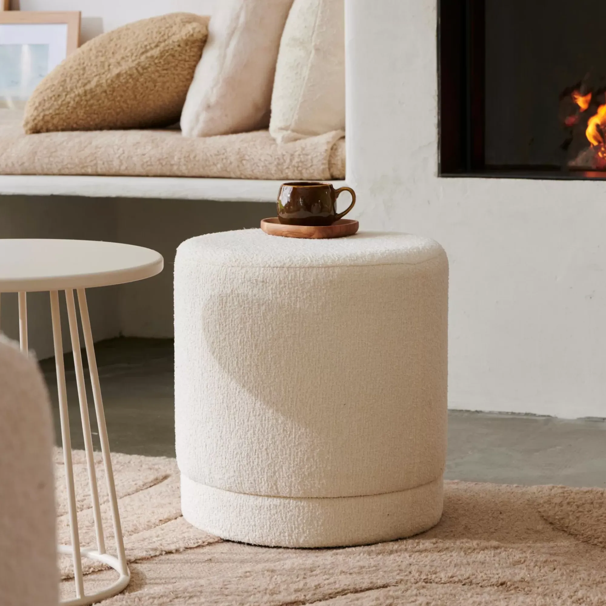 CASA Lance Puf Blanco Store