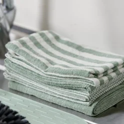 CASA Laurent Panos De Cocina Juego De 3 Verde Clearance