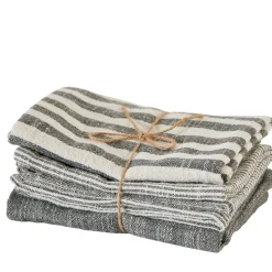 CASA Laurent Panos De Cocina Juego De 3 Gris Best