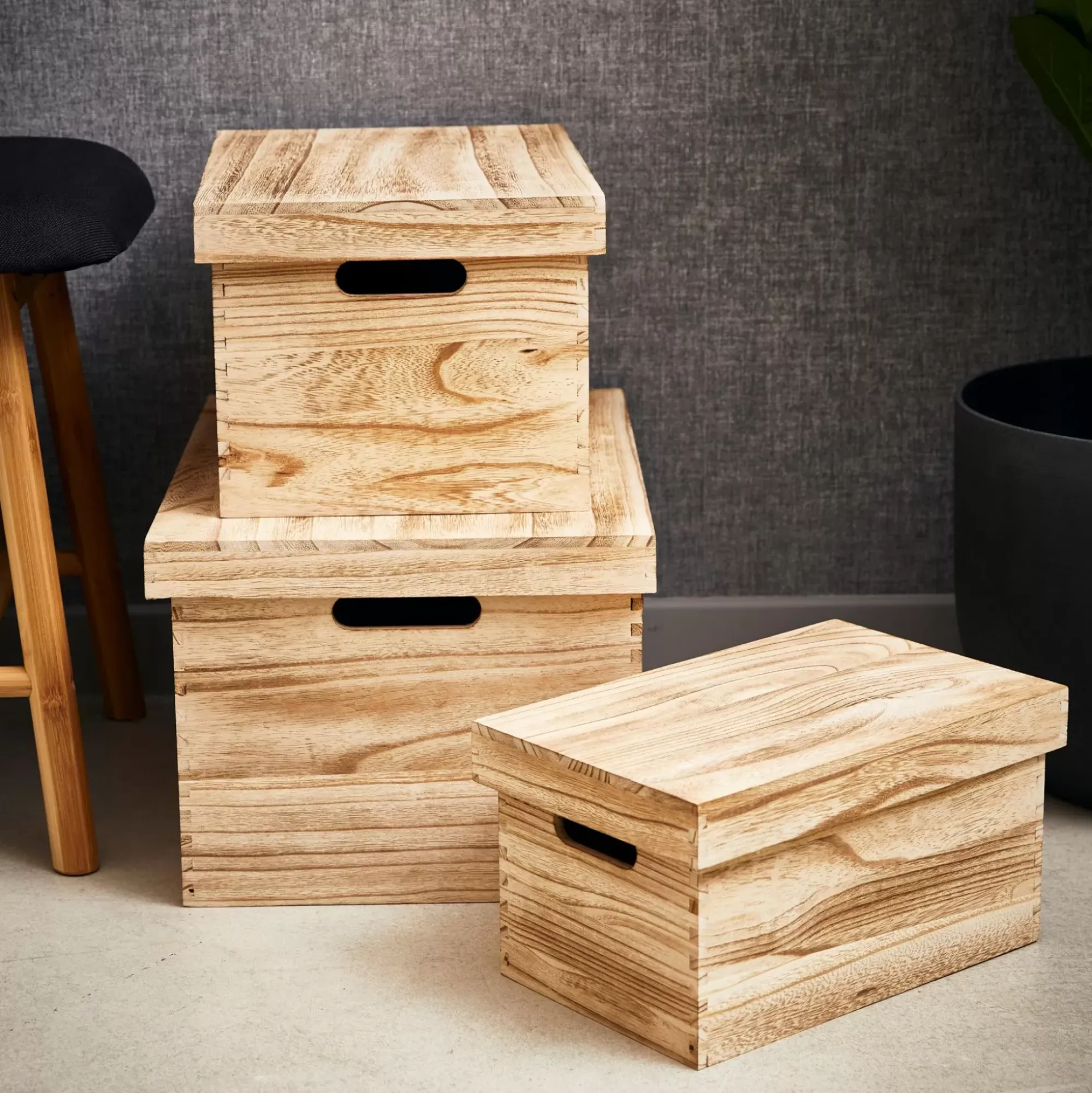 CASA Ligno Cajita Natural Cheap