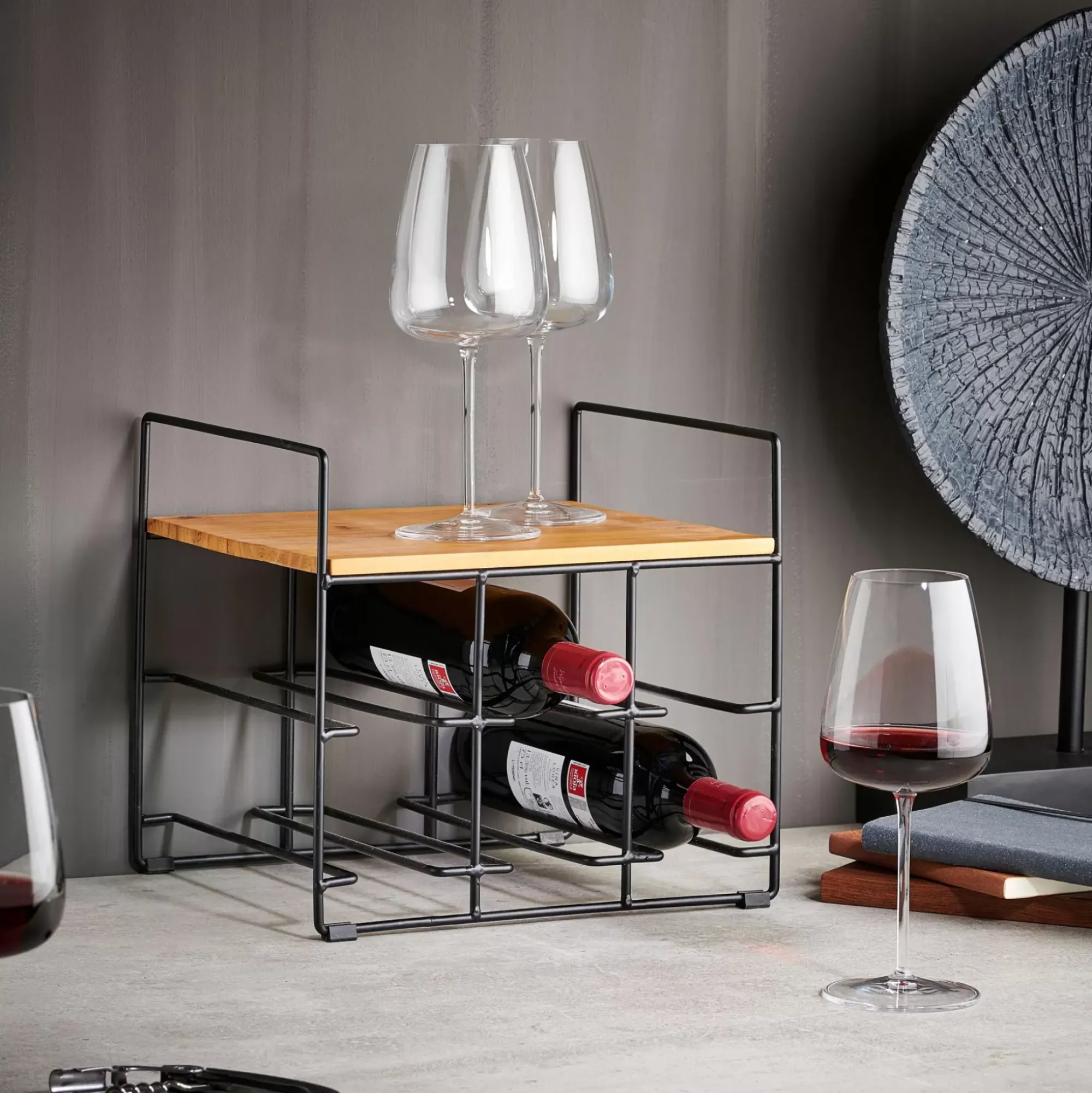 CASA Lize Botellero Negro Fashion