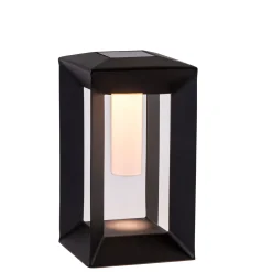 CASA Lore Lampara Solar Negro Fashion