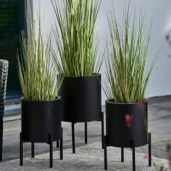 CASA Lounge Macetero Negro Best Sale