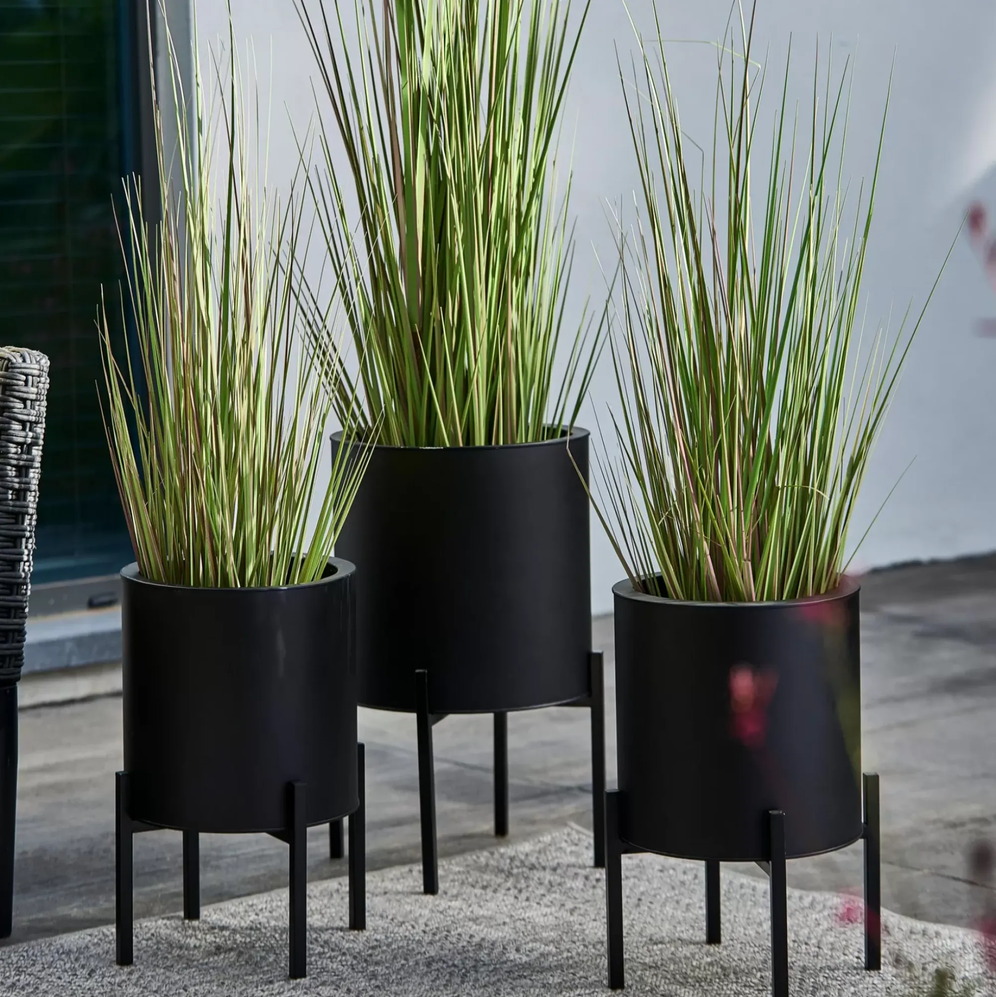 CASA Lounge Macetero Negro Best Sale