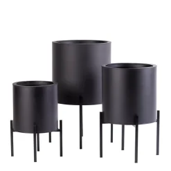 CASA Lounge Macetero Negro Best Sale